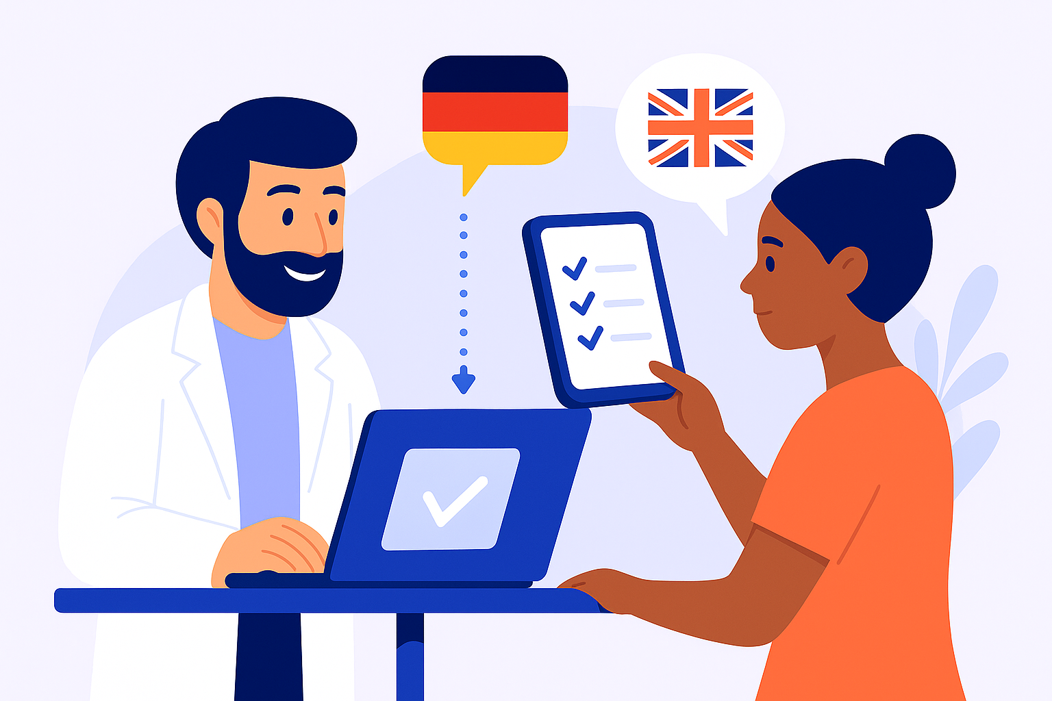Multilingual Filling Illustration